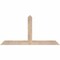 Ekena Millwork Portland Smooth Timber Gable Bracket, Douglas Fir, 48"W x 24"H x 1 1/2"D x 3 1/2"F, 12/12 Pitch GBW048X24X0204POR00SDF - alternate 1